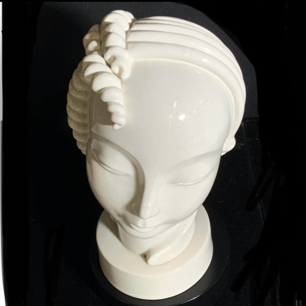 1930’s Kent Artware Japan Deco Bust/Statue Blanc de Chine